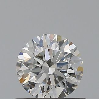 0.5 Carat Round H VS1 EX GIA Natural Diamond