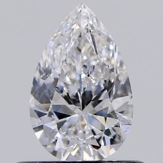 0.50 Carat Pear D SI2 - VG GIA Natural Diamond