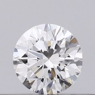 0.2 Carat Round F VVS2 EX GIA Natural Diamond