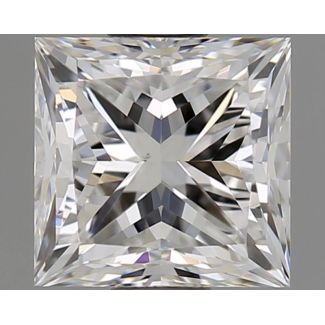 0.70 Carat Princess F VS1 - VG GD GIA Natural Diamond