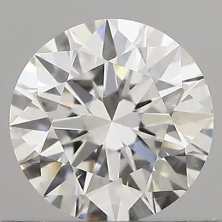 0.60 Carat Round F VS2 EX GIA Natural Diamond