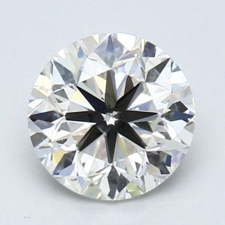 1.5 Carat Round H SI1 VG EX GIA Natural Diamond