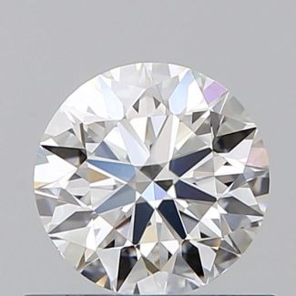 0.6 Carat Round F VS1 EX VG GIA Natural Diamond