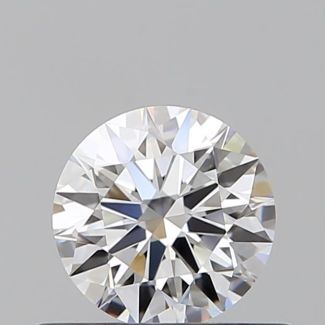 0.5 Carat Round E IF EX GIA Natural Diamond