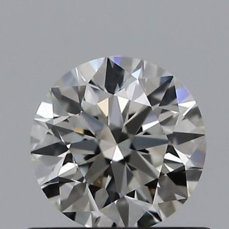 0.50 Carat Round I I1 EX GIA Natural Diamond