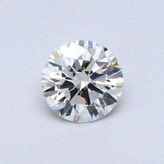 0.43 Carat Round I VS2 EX VG GIA Natural Diamond