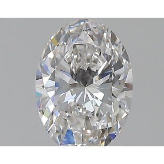 0.59 Carat Oval E VS2 - EX VG GIA Natural Diamond