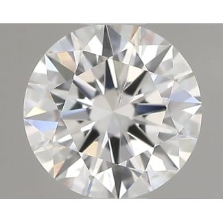 0.5 Carat Round F SI1 EX GIA Natural Diamond