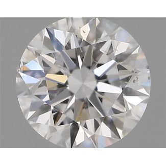 0.35 Carat Round D SI1 EX GIA Natural Diamond