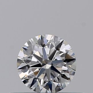 0.30 Carat Round E VVS2 EX GIA Natural Diamond