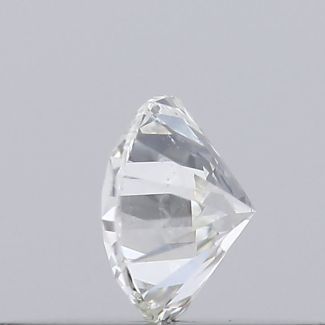 0.18 Carat Round H SI1 EX VG GIA Natural Diamond