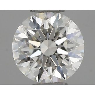 0.4 Carat Round H VVS1 EX IGI Natural Diamond