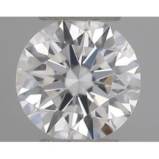 0.23 Carat Round F VVS1 EX GIA Natural Diamond