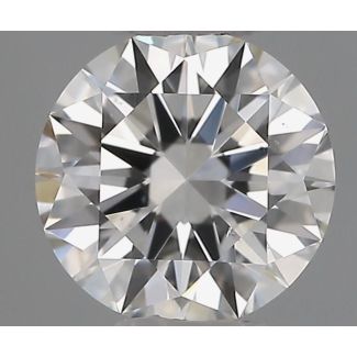 0.60 Carat Round H SI1 EX GIA Natural Diamond