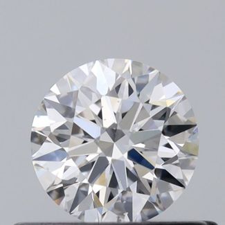 0.43 Carat Round D SI1 EX GIA Natural Diamond