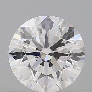 0.62 Carat Round D VVS1 EX GIA Natural Diamond