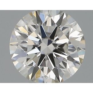 0.23 Carat Round H VS1 EX GIA Natural Diamond