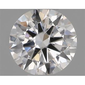 0.30 Carat Round E SI1 EX VG GIA Natural Diamond