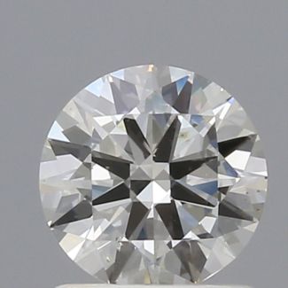 0.90 Carat Round I SI1 VG EX GIA Natural Diamond