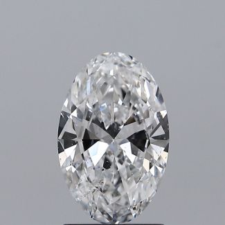 1.27 Carat Oval D SI2 - VG HRD Natural Diamond