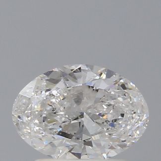 1.00 Carat Oval D SI2 - VG GD GIA Natural Diamond