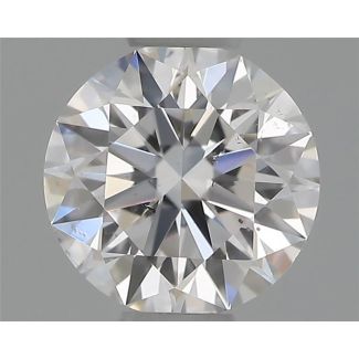 0.40 Carat Round D SI1 EX VG GIA Natural Diamond