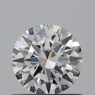 0.56 Carat Round E VS1 EX GIA Natural Diamond