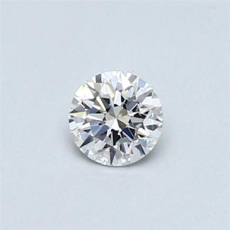 0.33 Carat Round G VVS2 EX GIA Natural Diamond