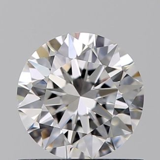 0.63 Carat Round E VVS2 EX GIA Natural Diamond