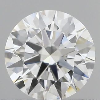 0.6 Carat Round F IF EX GIA Natural Diamond