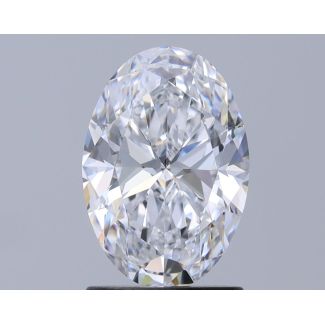 1.53 Carat Oval D VVS1 - EX GIA Natural Diamond