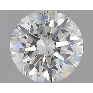 0.51 Carat Round H SI2 GD GIA Natural Diamond