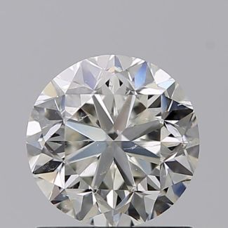 1.00 Carat Round H SI2 F EX GIA Natural Diamond