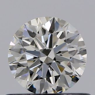 0.50 Carat Round H IF EX GIA Natural Diamond