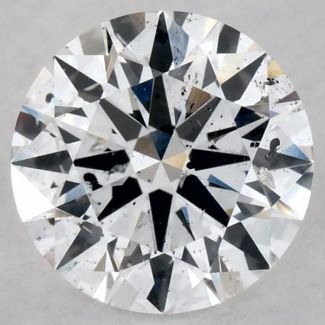 0.72 Carat Round D SI2 EX GIA Natural Diamond