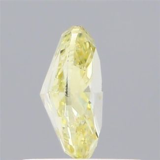 0.71 Carat Oval Fancy Intense Yellow I1 - EX VG GIA Natural Diamond