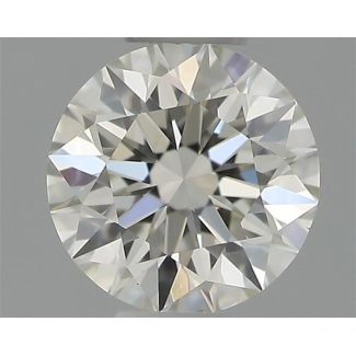 0.31 Carat Round H VS2 EX IGI Natural Diamond