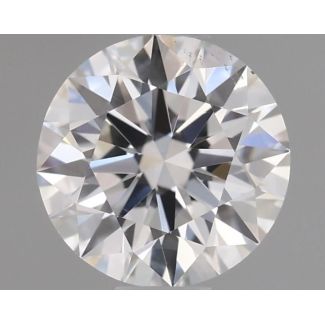 0.6 Carat Round E VS2 EX VG GIA Natural Diamond