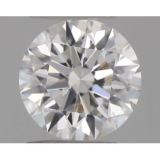 0.18 Carat Round E VVS2 EX GIA Natural Diamond