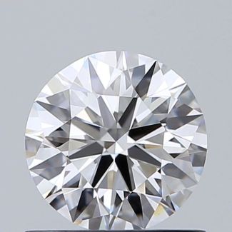 0.77 Carat Round F VVS2 EX GIA Natural Diamond