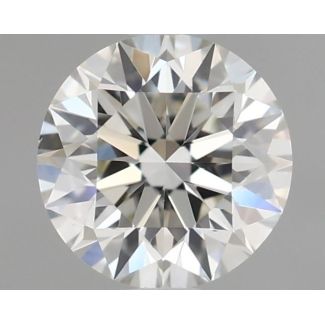 0.5 Carat Round I VS1 EX GIA Natural Diamond