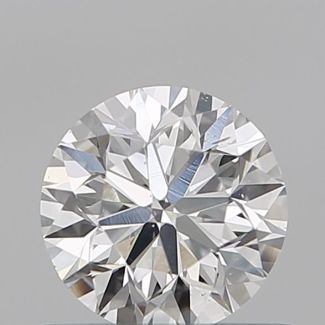 0.6 Carat Round D SI1 VG EX GIA Natural Diamond