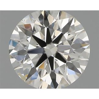 0.40 Carat Round H SI1 EX IGI Natural Diamond