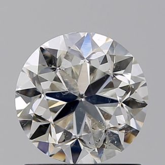 1.00 Carat Round H SI2 F EX GIA Natural Diamond