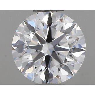 0.46 Carat Round D VS2 EX GIA Natural Diamond