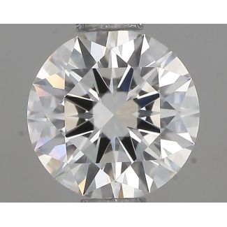 0.61 Carat Round H VVS1 EX IGI Natural Diamond