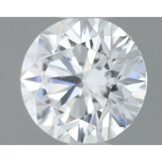 0.35 Carat Round E SI1 EX GIA Natural Diamond