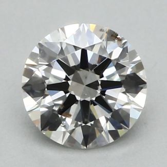 0.4 Carat Round G SI1 EX GIA Natural Diamond