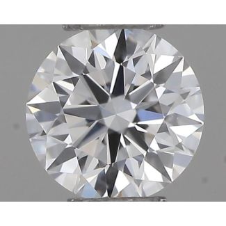 0.19 Carat Round D VVS2 EX GIA Natural Diamond