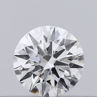 0.18 Carat Round F SI1 EX VG GIA Natural Diamond